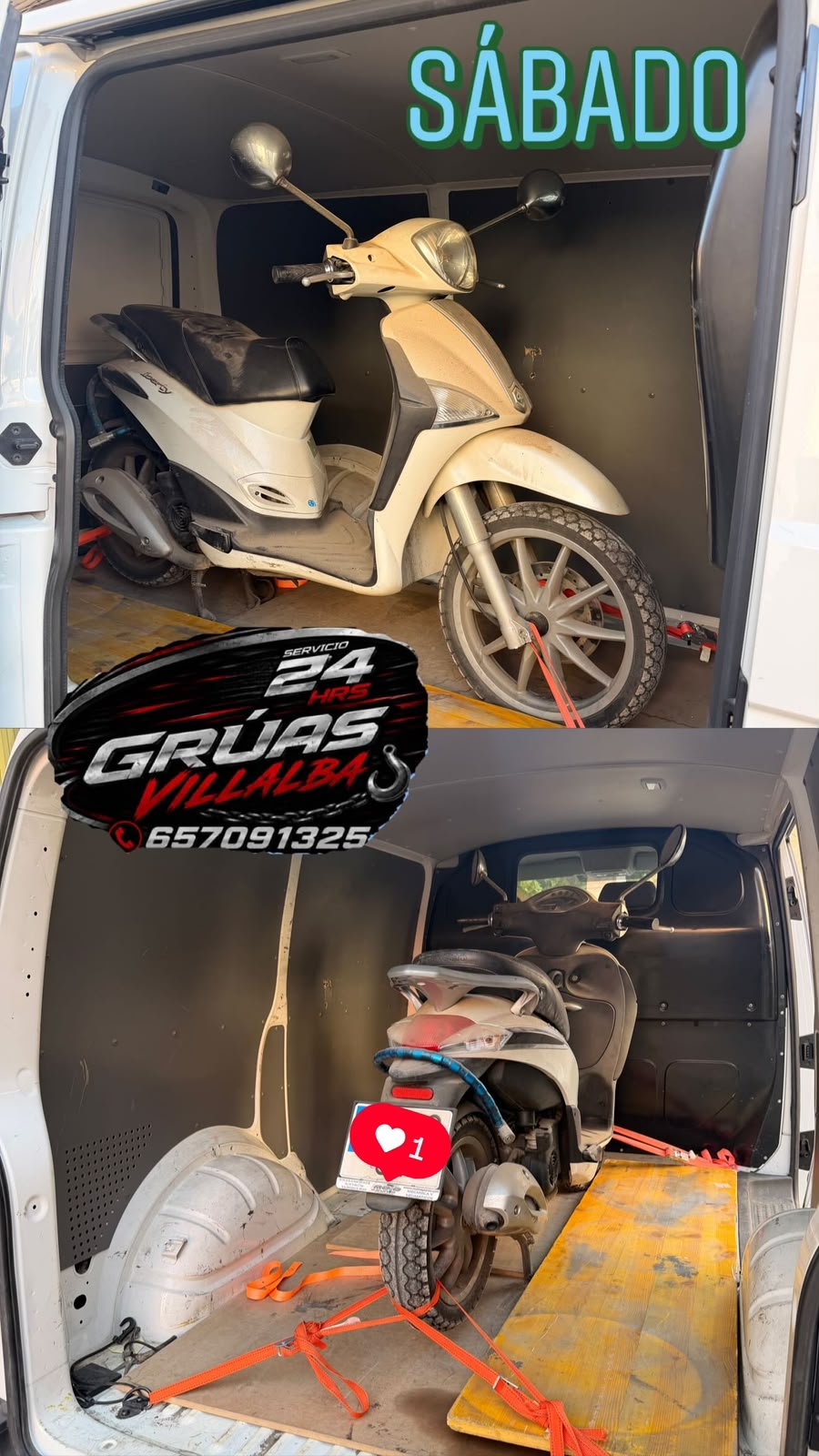 Transporte de motos y scooters